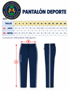Pantalón largo deporte felpa