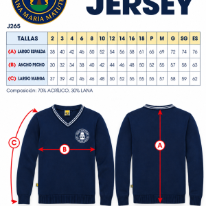 Jersey (70% acrílico, 30% lana merina)